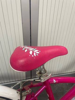 Bici Btwin rosa 5 velocidades