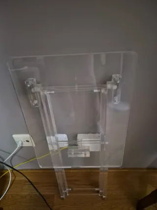 Mesa auxiliar metraquilato plegable