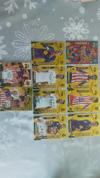 Lote balones de oro de Adrenalyn 2025-2026