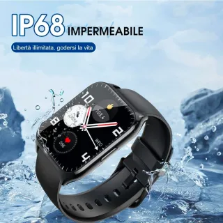 Smartwatch Uomo Donna 1.85 HD IP68 Fitness Tracker