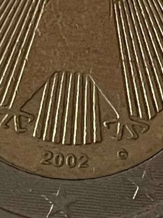Monedas de 2 Euros Alemania 2002 Cecas A,D,F,G,J
