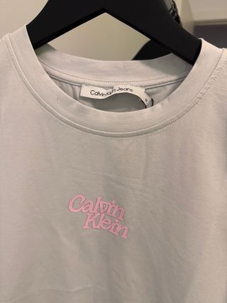 Camiseta Calvin Klein Jeans Rosa Mujer