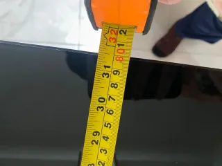 Mesa de comedor cristal negro