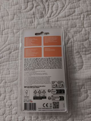 Cable i-Phone USB-C a 8 pines Pro Logic Rosa 1.5m