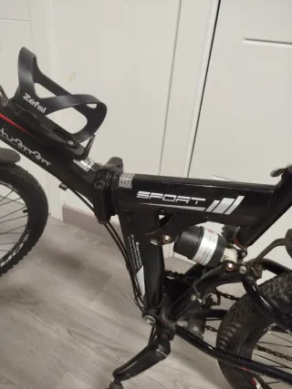 Bicicleta Plegable Montaña Negra