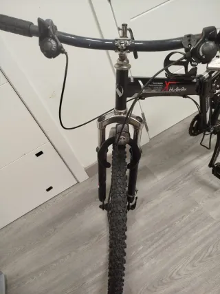 Bicicleta Plegable Montaña Negra