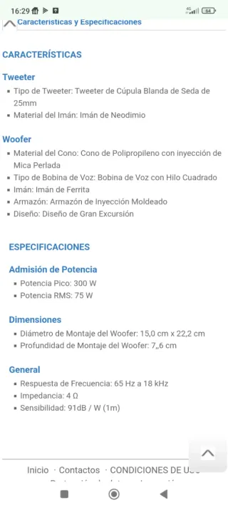 ALTAVOCES DE COCHE ALPINE