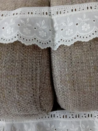 Pizzo Sangallo 4mt x 8cm Bianco