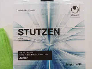 4 Stutzen Junior verde fluor