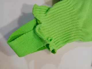 4 Stutzen Junior verde fluor