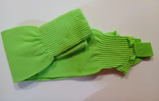 4 Stutzen Junior verde fluor