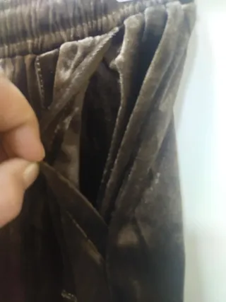 Conjunto chándal terciopelo marrón