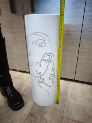 Porta ombrelli in metallo con incisione