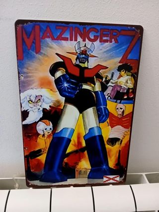 Mazinger Z Anime Robot Art Tin Sign