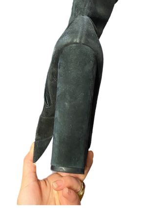 Stivaletti Miu Miu Camoscio Nero con Lacci