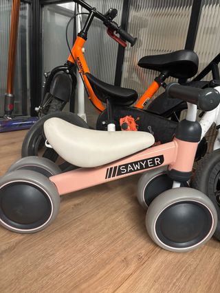 Bicicleta de aprendizaje Sawyer rosa