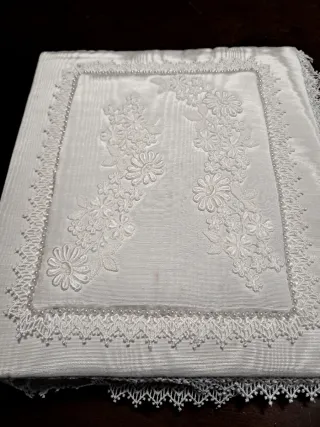 Album foto decorato pizzo e perline