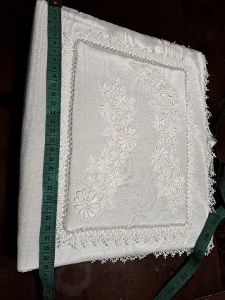 Album foto decorato pizzo e perline