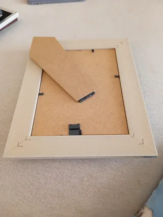 Marco de fotos plateado