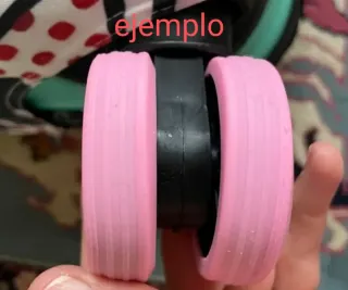 8 Protectores silicona de Ruedas maleta