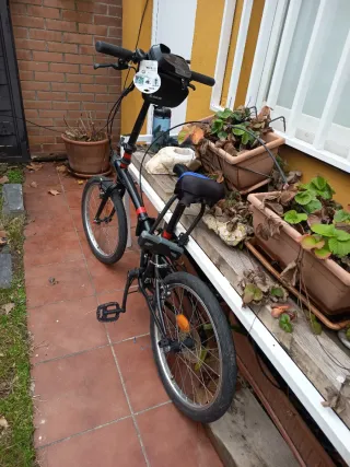 BICICLETA PLEGABLE BTWIN OXYLAIn 100. Decathon