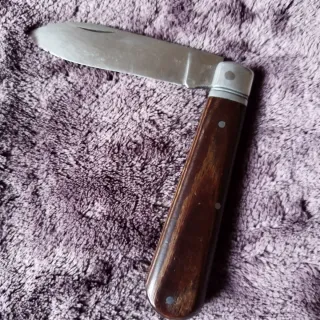 Navaja de bolsillo madera