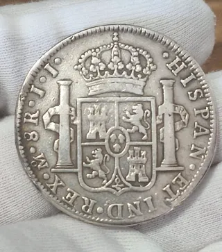 Moneda Fernando VII 1816 Plata