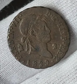 Moneda Fernando VII 1816 Plata