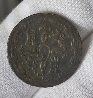 Moneda Fernando VII 1816 Plata