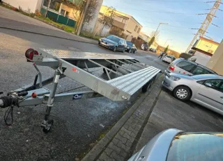 Portacoches , Remolque , autotransporte . Coche