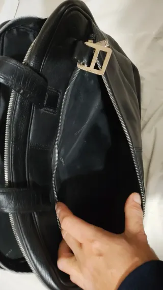 Borsa lavoro Piquadro pelle nera