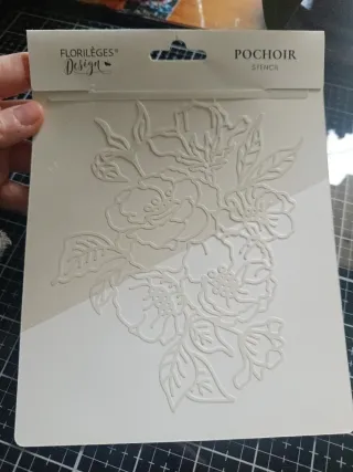 Pack 7 Stencils Scrap Simply Graphic y florileges