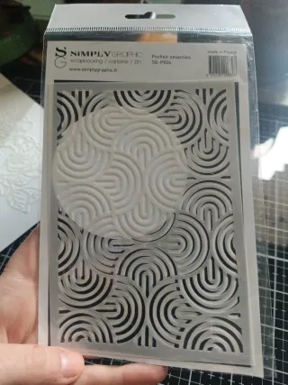 Pack 7 Stencils Scrap Simply Graphic y florileges