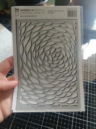 Pack 7 Stencils Scrap Simply Graphic y florileges