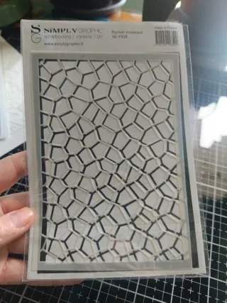 Pack 7 Stencils Scrap Simply Graphic y florileges