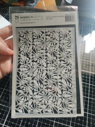 Pack 7 Stencils Scrap Simply Graphic y florileges