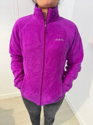 Chaqueta Columbia Morada Original
