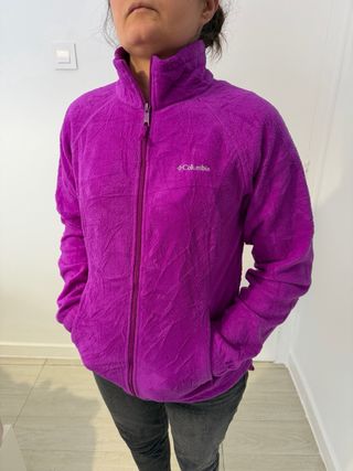 Chaqueta Columbia Morada Original