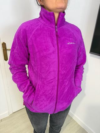 Chaqueta Columbia Morada Original