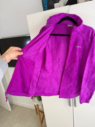 Chaqueta Columbia Morada Original