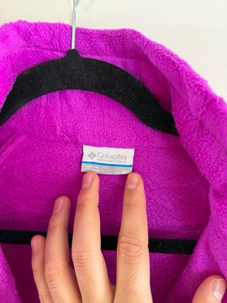 Chaqueta Columbia Morada Original