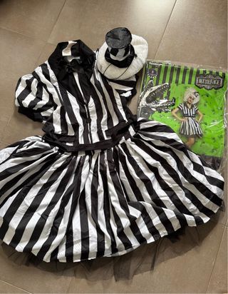 Disfraz Beetlejuice Mujer Talla M