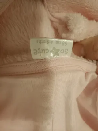 Tuta unicorno invernale neonata rosa