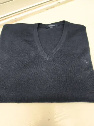 Jersey Burberry Azul Talla L -XL