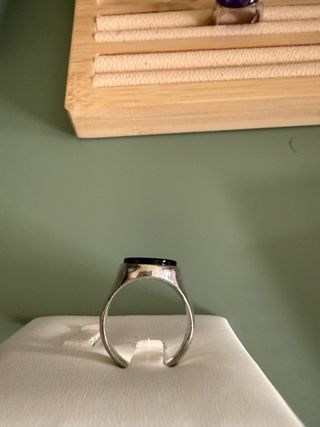 Anillo Plata 925 con Onix Negro