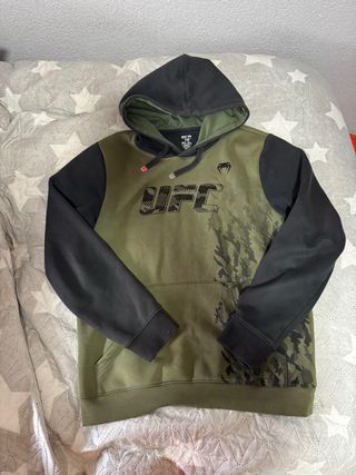 Sudadera UFC Venum Verde y Negra