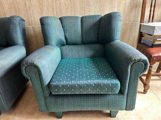 Sillones bajos verdes