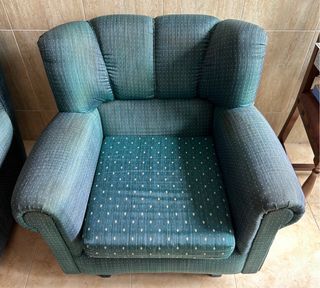 Sillones bajos verdes