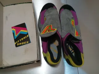 Scarpe ciclismo VITTORIA vintage taglia 43
