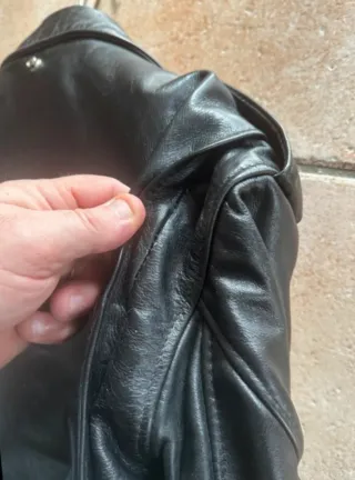 Giacca Schott Perfecto 615 Pelle Nera Taglia L